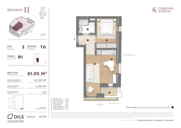 Apartamento para Venda em Cedofeita, Santo Ildefonso, Sé, Miragaia, São Nicolau e Vitória Planta 1