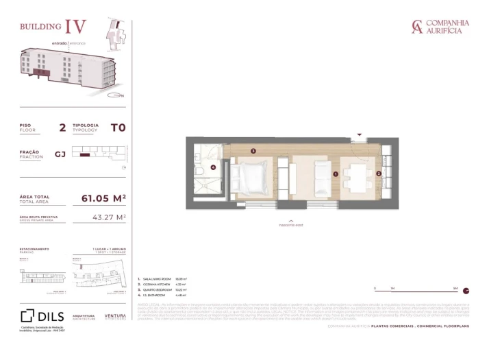 Apartamento para Venda em Cedofeita, Santo Ildefonso, Sé, Miragaia, São Nicolau e Vitória Planta 1