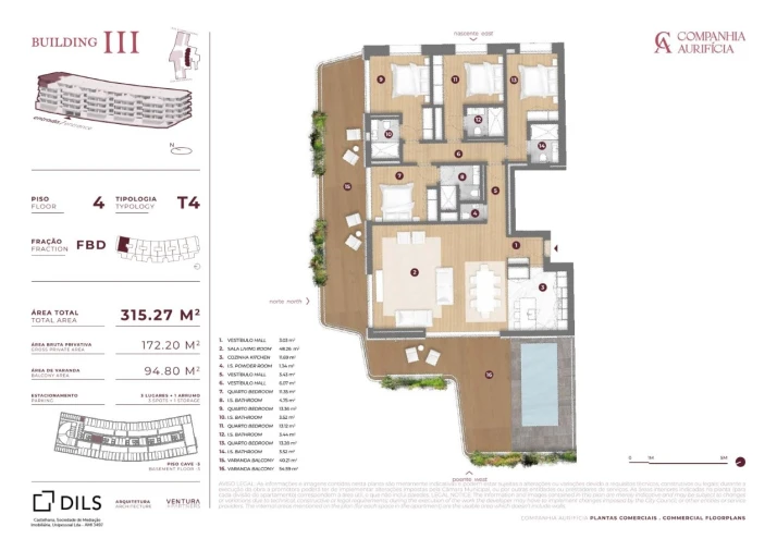 Apartamento T3 para Venda em Cedofeita, Santo Ildefonso, Sé, Miragaia, São Nicolau e Vitória Planta 1