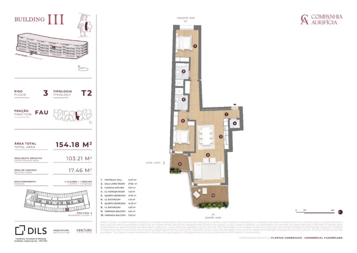 Apartamento T2 para Venda em Cedofeita, Santo Ildefonso, Sé, Miragaia, São Nicolau e Vitória Planta 1