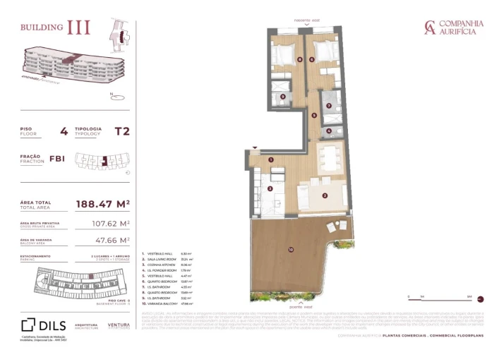 Apartamento T2 para Venda em Cedofeita, Santo Ildefonso, Sé, Miragaia, São Nicolau e Vitória Planta 1