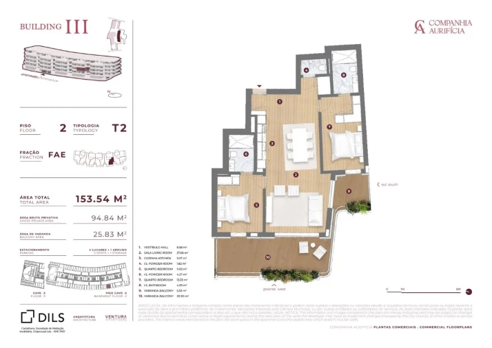 Apartamento T2 para Venda em Cedofeita, Santo Ildefonso, Sé, Miragaia, São Nicolau e Vitória Planta 1