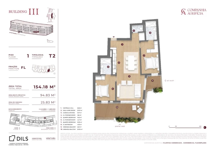 Apartamento T2 para Venda em Cedofeita, Santo Ildefonso, Sé, Miragaia, São Nicolau e Vitória Planta 1