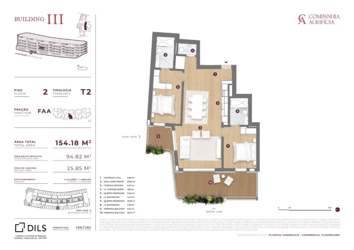 Apartamento T2 para Venda em Cedofeita, Santo Ildefonso, Sé, Miragaia, São Nicolau e Vitória Planta 1