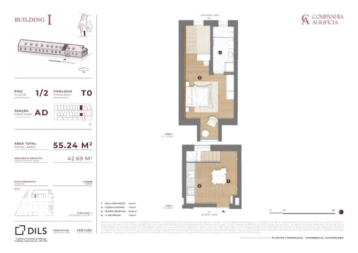 Apartamento para Venda em Cedofeita, Santo Ildefonso, Sé, Miragaia, São Nicolau e Vitória Planta 1