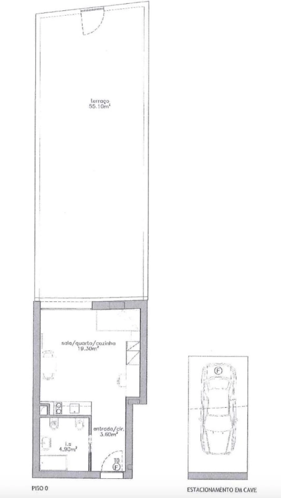 Apartamento para Venda em Glória e Vera Cruz Planta 1