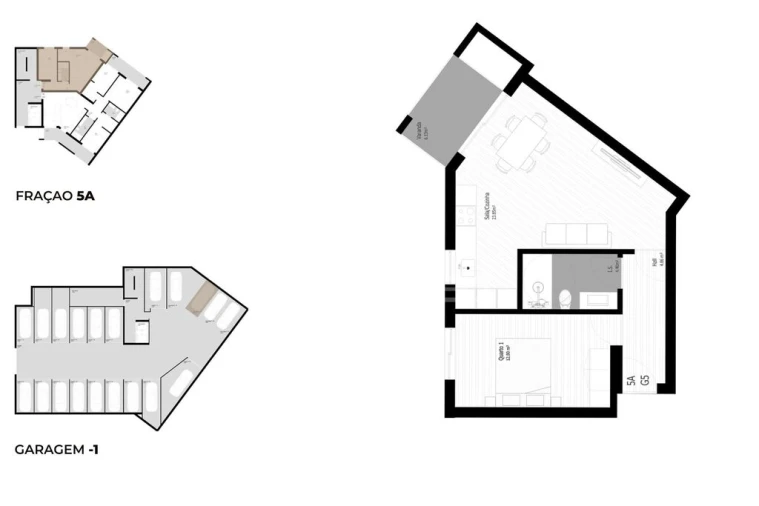 Apartamento T1 para Venda em Pedrouços Foto 18