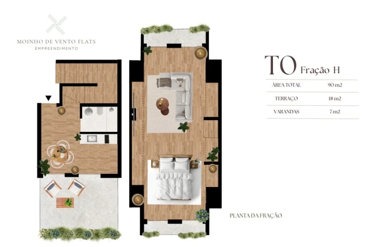 Apartamento para Venda em Matosinhos e Leça da Palmeira Planta 1