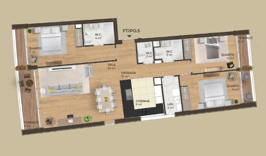 Apartamento T3 para Venda em Canidelo Foto 10