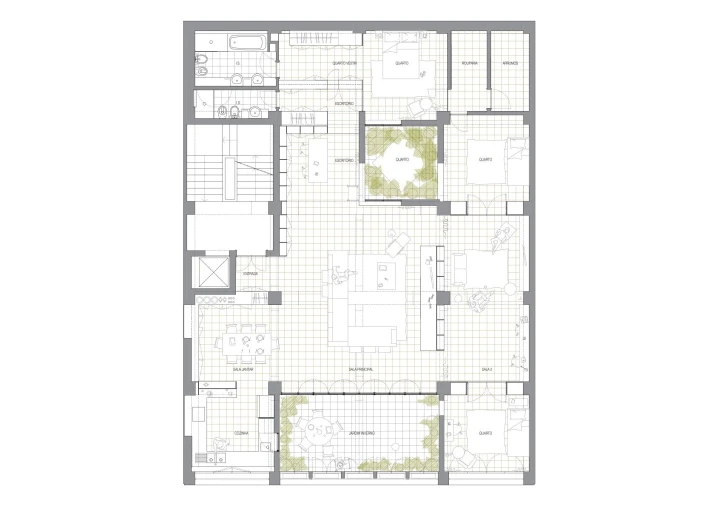 Apartamento T4 para Venda em Alvalade Foto 45