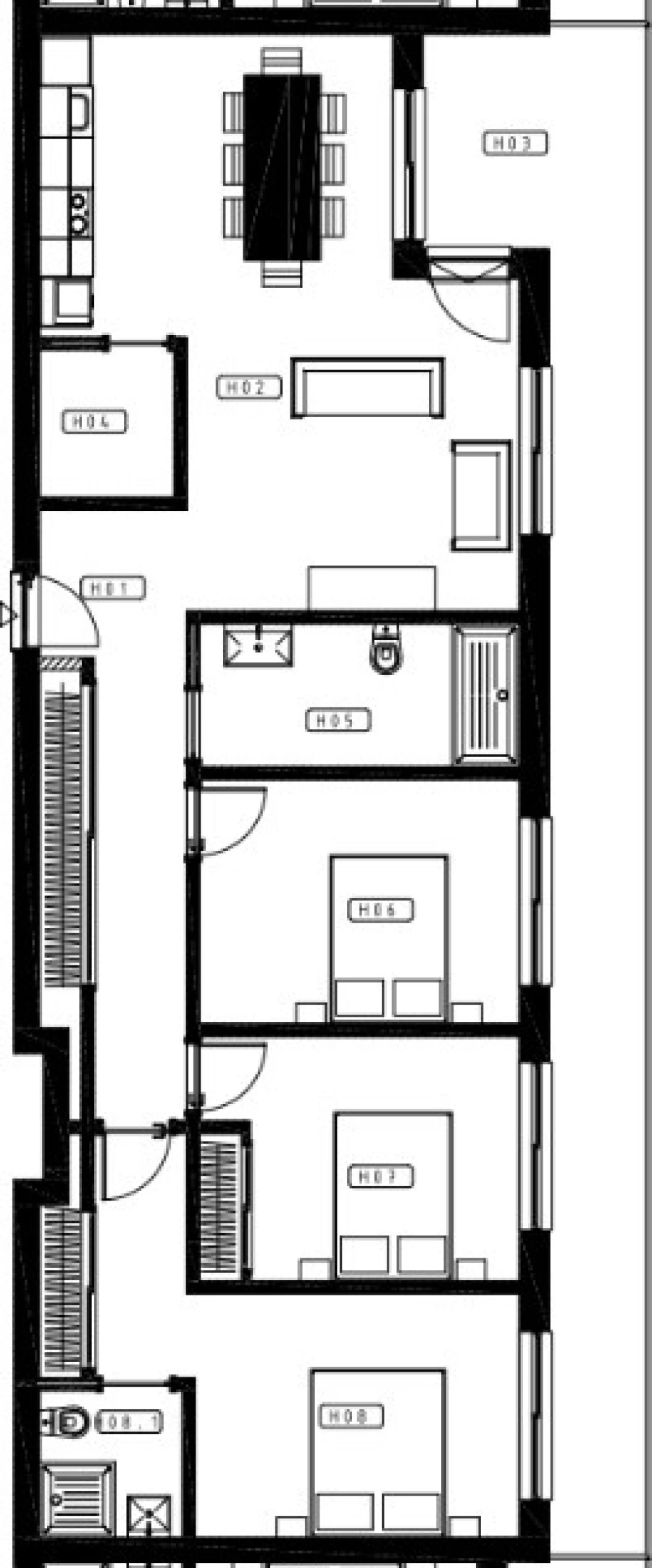 Apartamento T3 para Venda em Lourinhã e Atalaia Planta 1