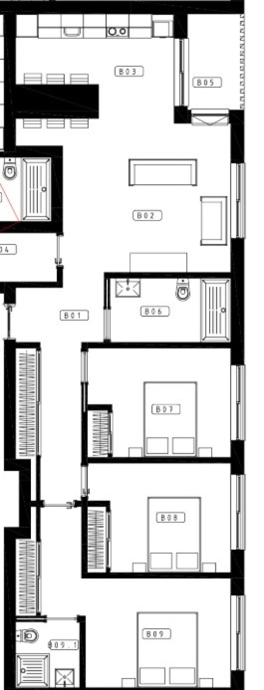 Apartamento T3 para Venda em Lourinhã e Atalaia Planta 1