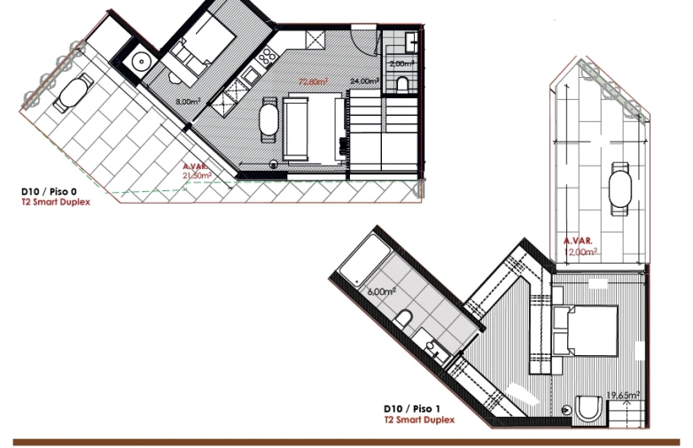 Apartamento T2 para Venda em Cedofeita, Santo Ildefonso, Sé, Miragaia, São Nicolau e Vitória Planta 1