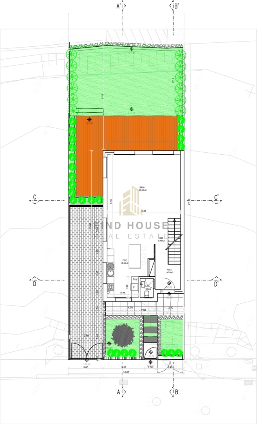 Moradia T3 para Venda em Alcabideche Planta 3