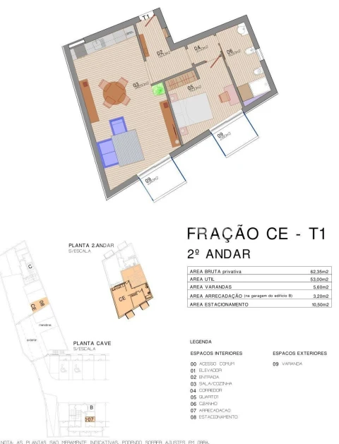 Apartamento T1 para Venda em Ovar, São João, Arada e São Vicente de Pereira Jusã
