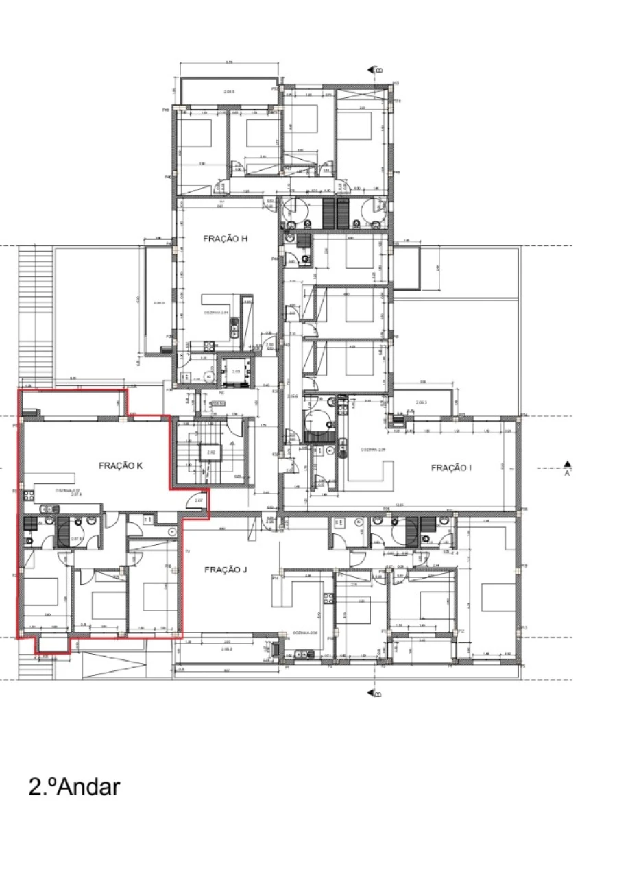 Apartamento T3 para Venda em Pombal Planta 1