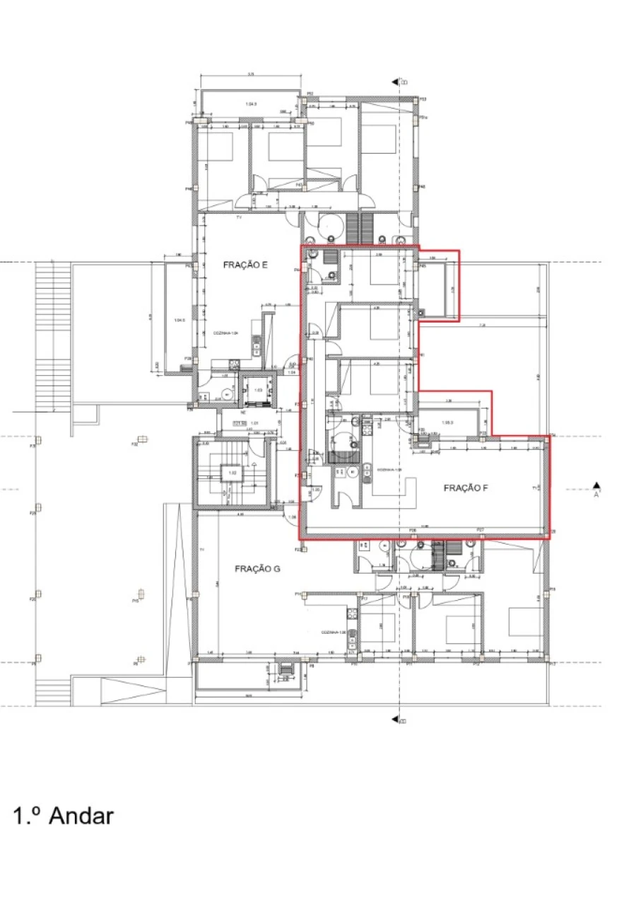 Apartamento T3 para Venda em Pombal Planta 1