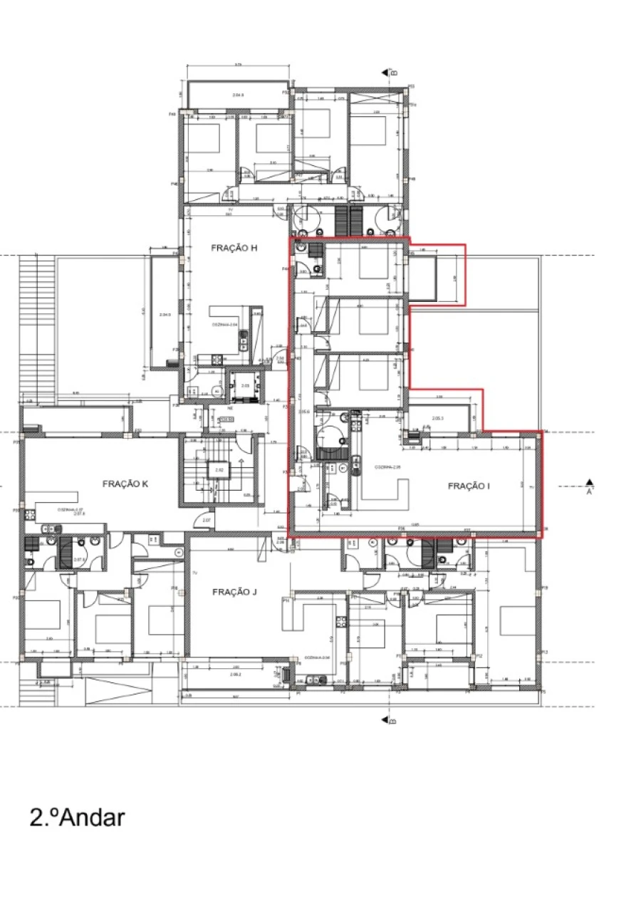Apartamento T3 para Venda em Pombal Planta 1