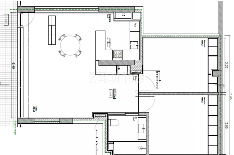 Apartamento T2 para Venda em Cedofeita, Santo Ildefonso, Sé, Miragaia, São Nicolau e Vitória Planta 1