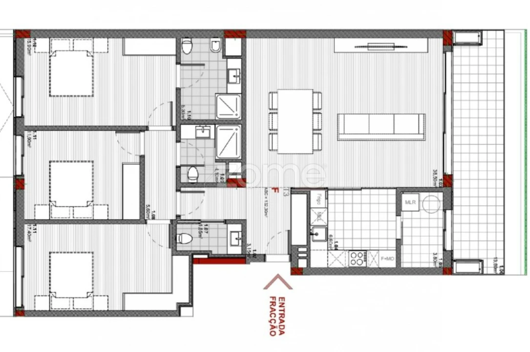 Apartamento T3 para Venda em Santa Marinha e São Pedro da Afurada Foto 29