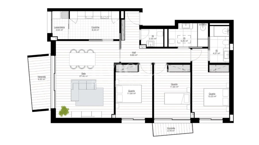 Apartamento T3 para Venda em Matosinhos e Leça da Palmeira Foto 9