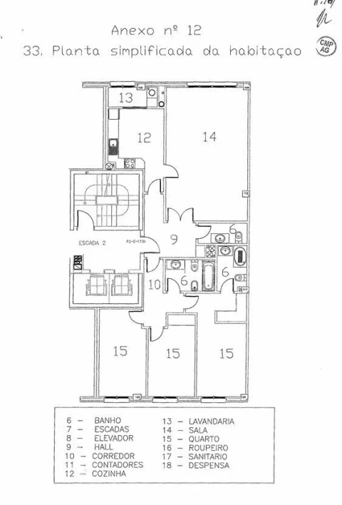 Apartamento T3 para Venda em Ramalde