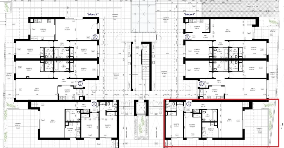 Apartamento T2 para Venda em Conceição e Cabanas de Tavira Planta 3