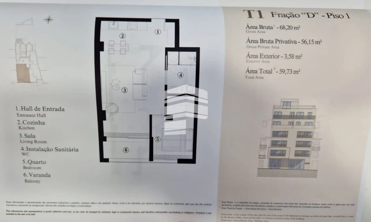 Apartamento T1 para Venda em Funchal (São Pedro) Foto 14