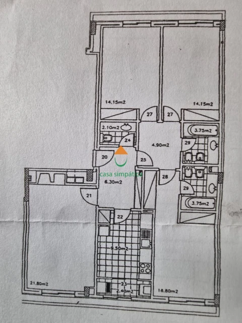 Apartamento T3 para Venda em Santa Marinha e São Pedro da Afurada