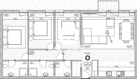 Apartamento T3 para Venda em Tamel (São Verissimo)