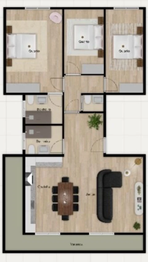 Apartamento T3 para Venda em Benfica