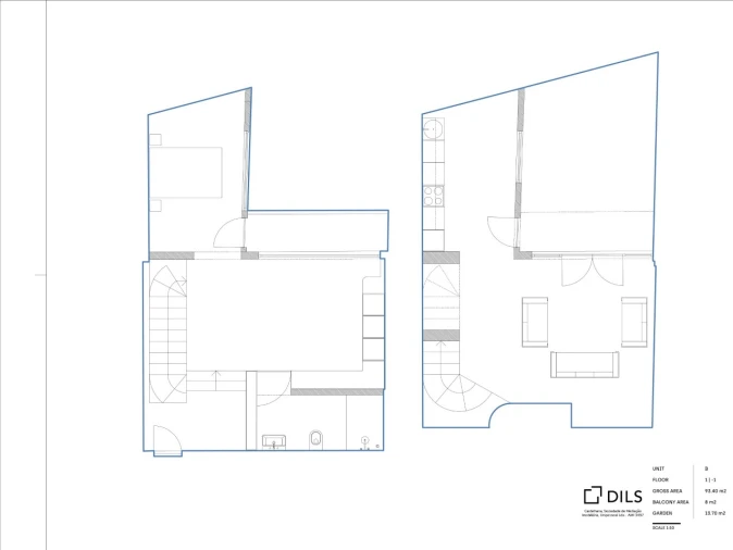 Apartamento T2 para Venda em Cedofeita, Santo Ildefonso, Sé, Miragaia, São Nicolau e Vitória Planta 1