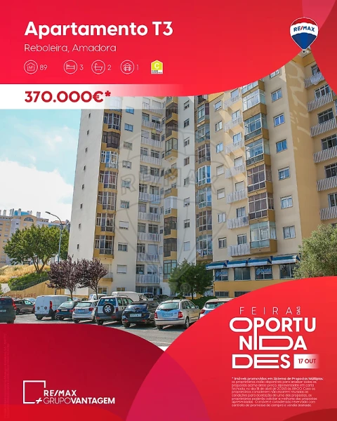 Apartamento T3 para Venda em Águas Livres