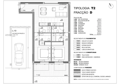 Apartamento T1 para Venda em Pousa