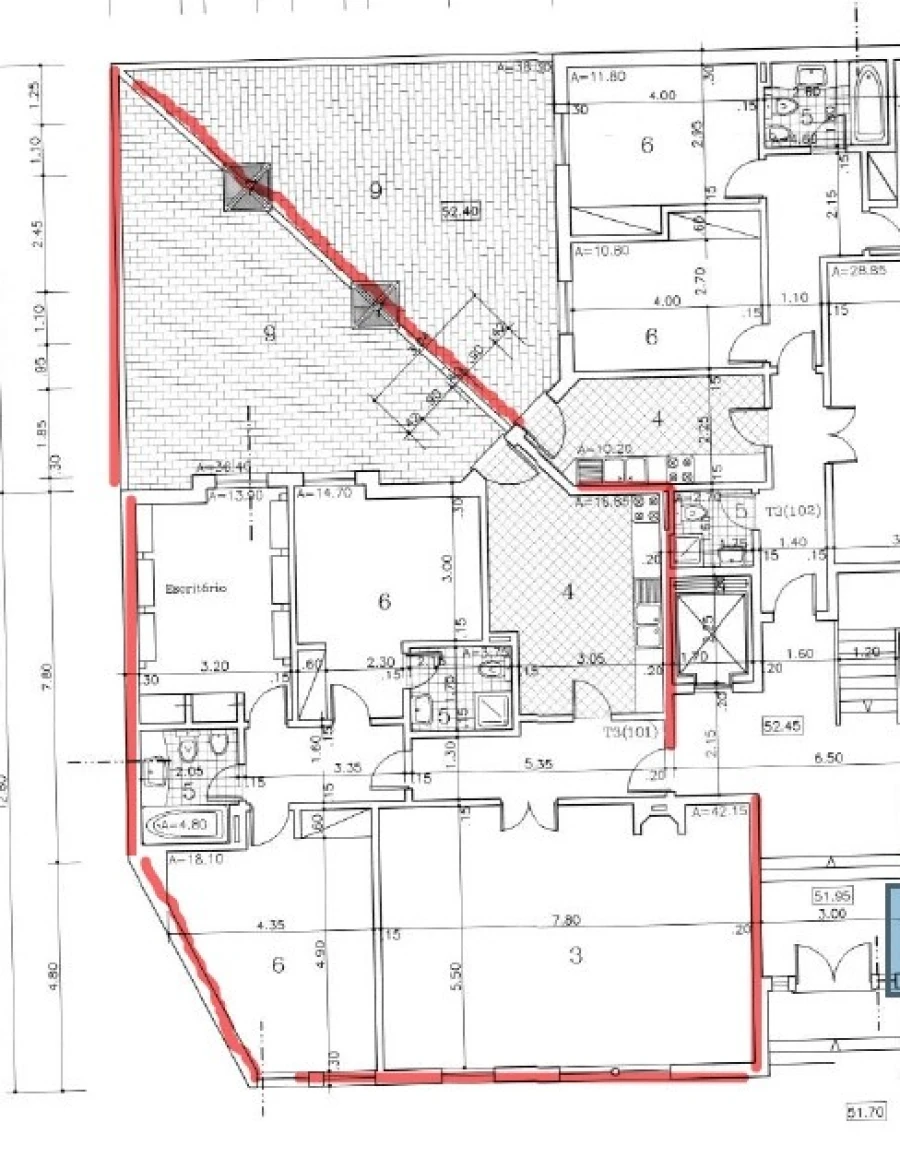 Apartamento T3 para Venda em Mafra Planta 1