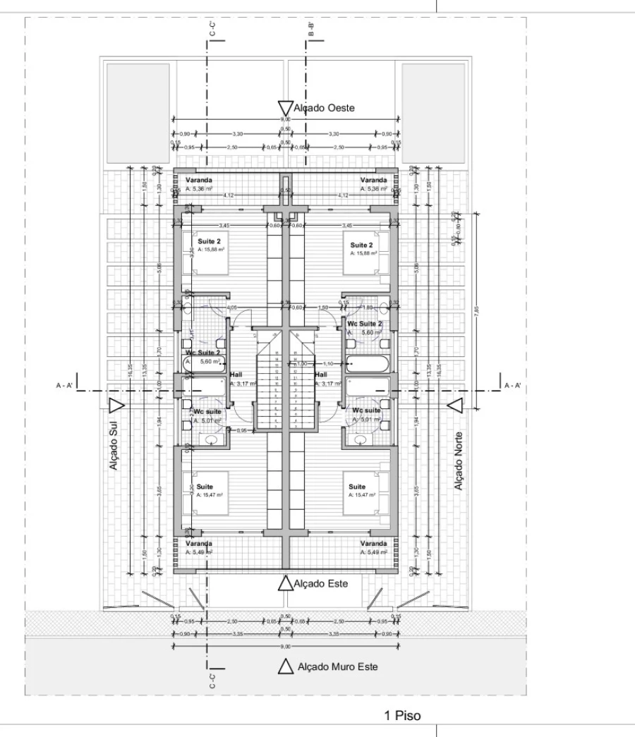 Moradia T3 para Venda em Fernao Ferro Planta 2