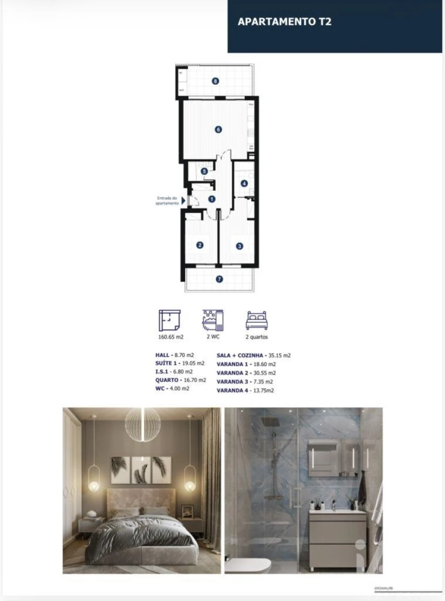 Apartamento T2 para Venda em Portimão Foto 22