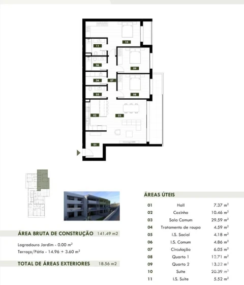 Apartamento T3 para Venda em Camara de Lobos