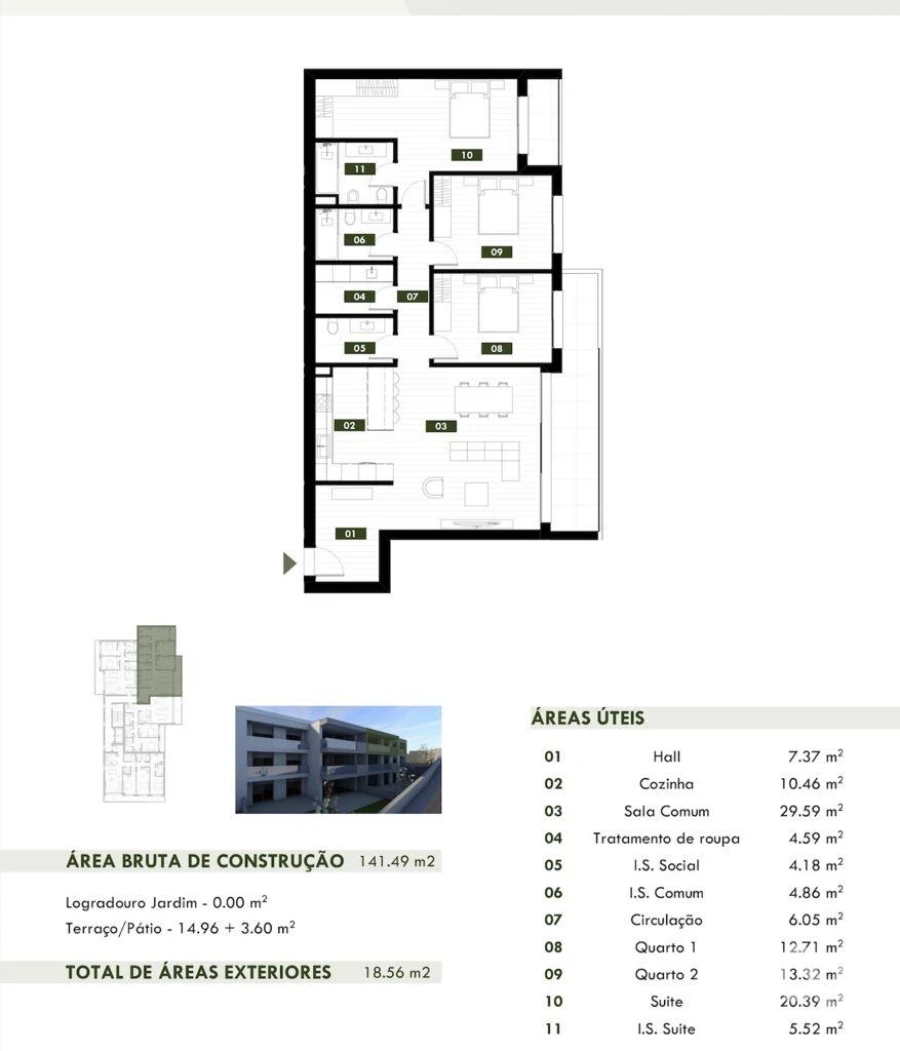 Apartamento T3 para Venda em Camara de Lobos Foto 6