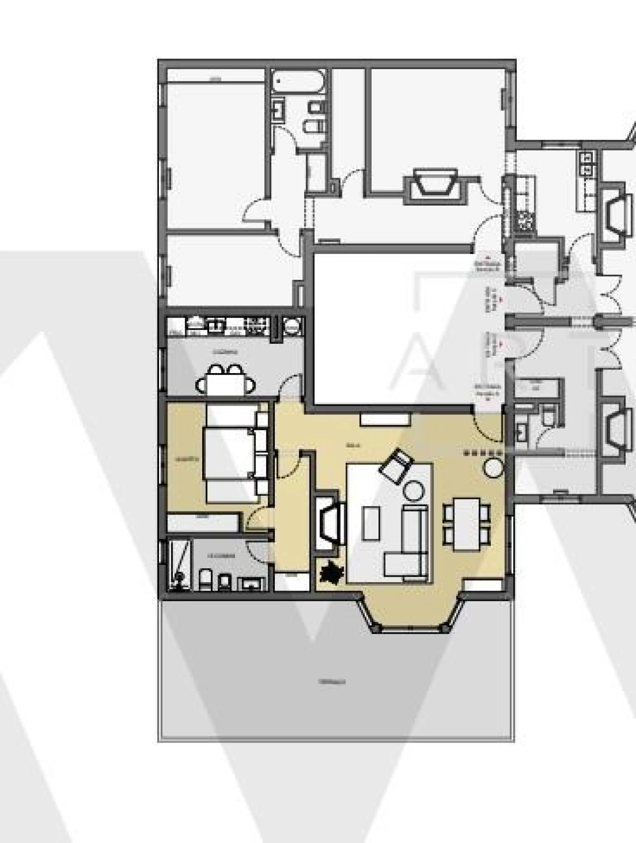 Apartamento T1 para Arrendamento em Carcavelos e Parede Foto 30