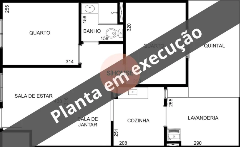 Moradia T3 para Venda em Alvorninha Planta 1