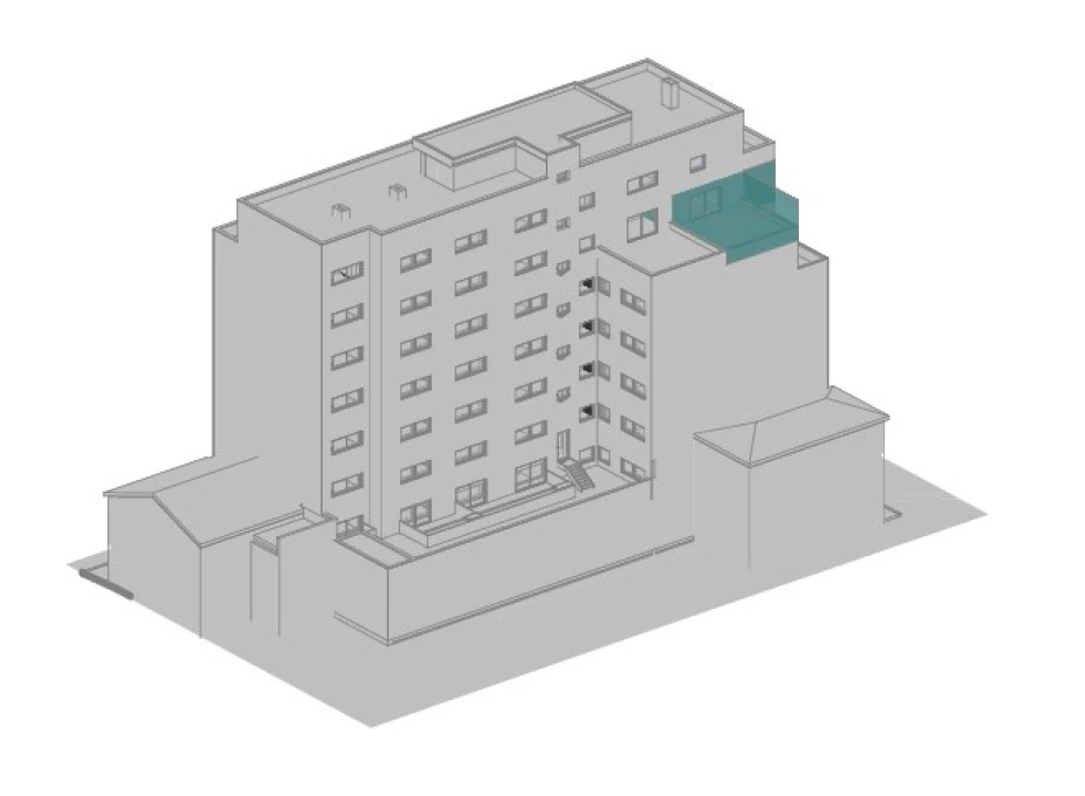 Apartamento T1 para Venda em Matosinhos e Leça da Palmeira Planta 2