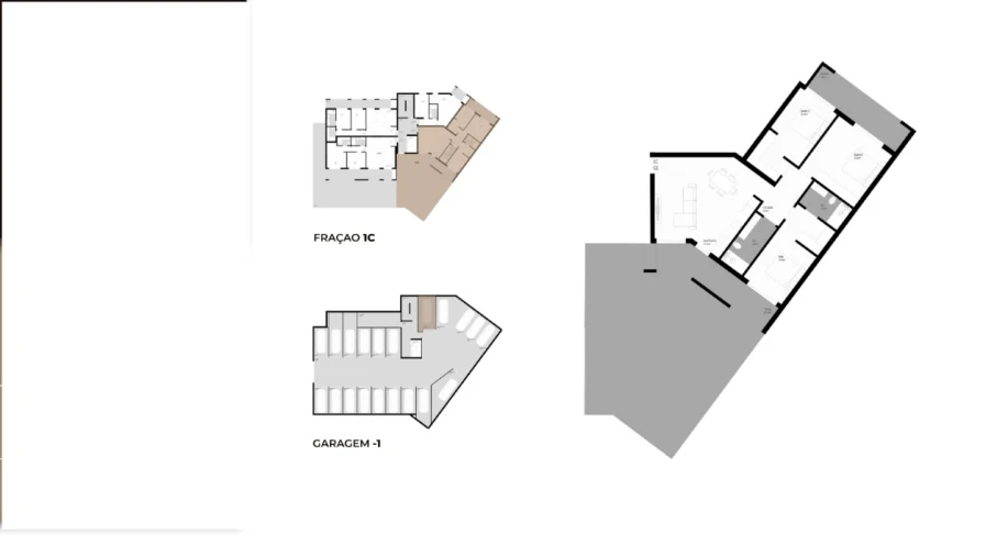 Apartamento T3 para Venda em Pedrouços Planta 1