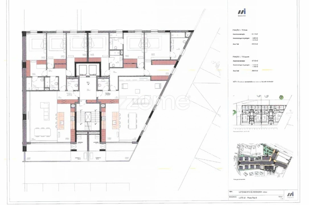 Apartamento T3 para Venda em Nogueira, Fraião e Lamaçães Planta 2