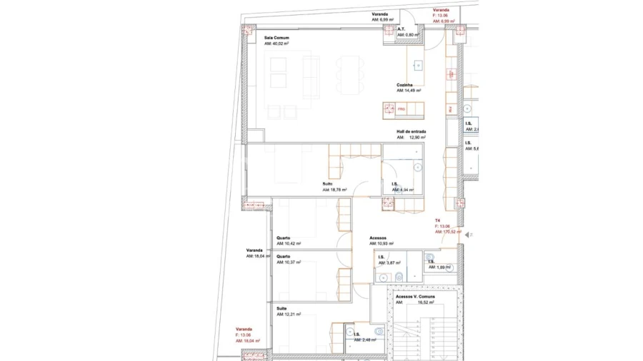 Apartamento T4 para Venda em Ramalde Foto 26