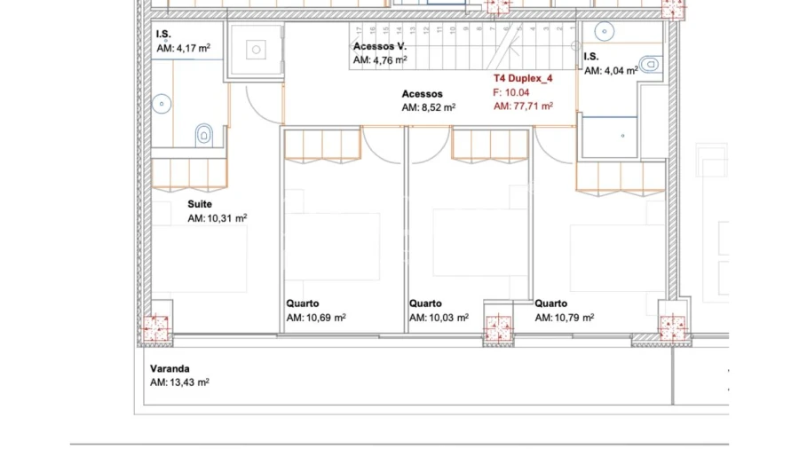 Apartamento T4 para Venda em Ramalde Foto 27