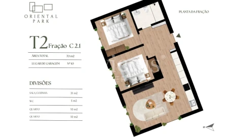 Apartamento T2 para Venda em Campanhã