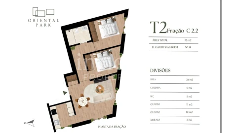Apartamento T2 para Venda em Campanhã