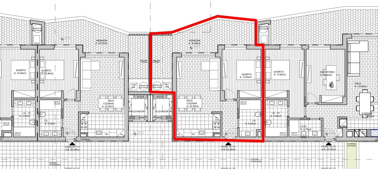 Apartamento T1 para Venda em Portimão Foto 37