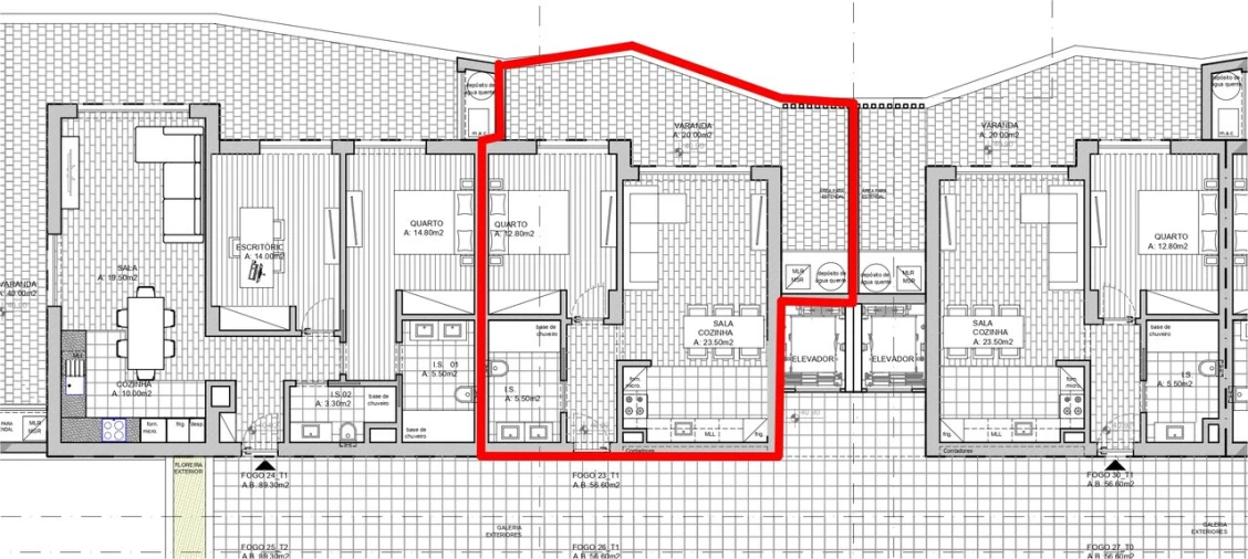 Apartamento T1 para Venda em Portimão Foto 31